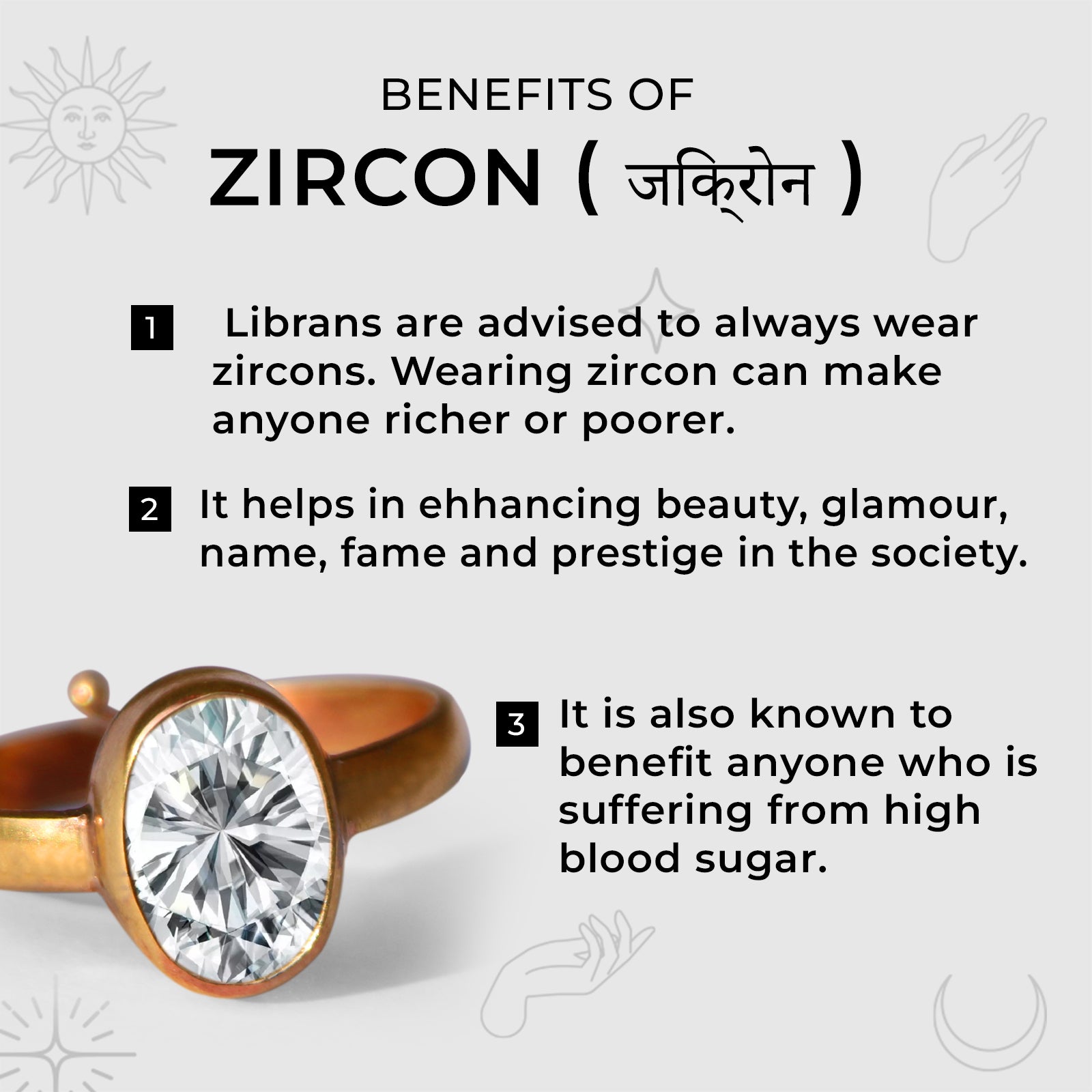 Buy Blue Zircon Online at Best Price in India | ShubhGems.com